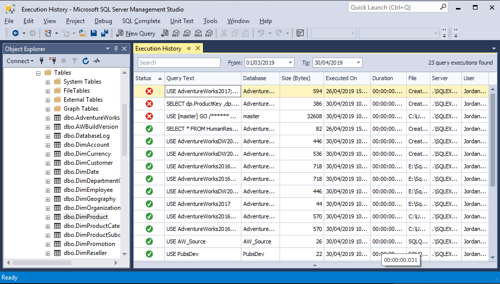 数据库操作教程：如何检查SQL Server查询历史记录