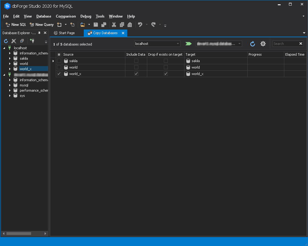 Azure Database for MySQL使用教程：如何使用dbForge Studio for MySQL连接和迁移数据库