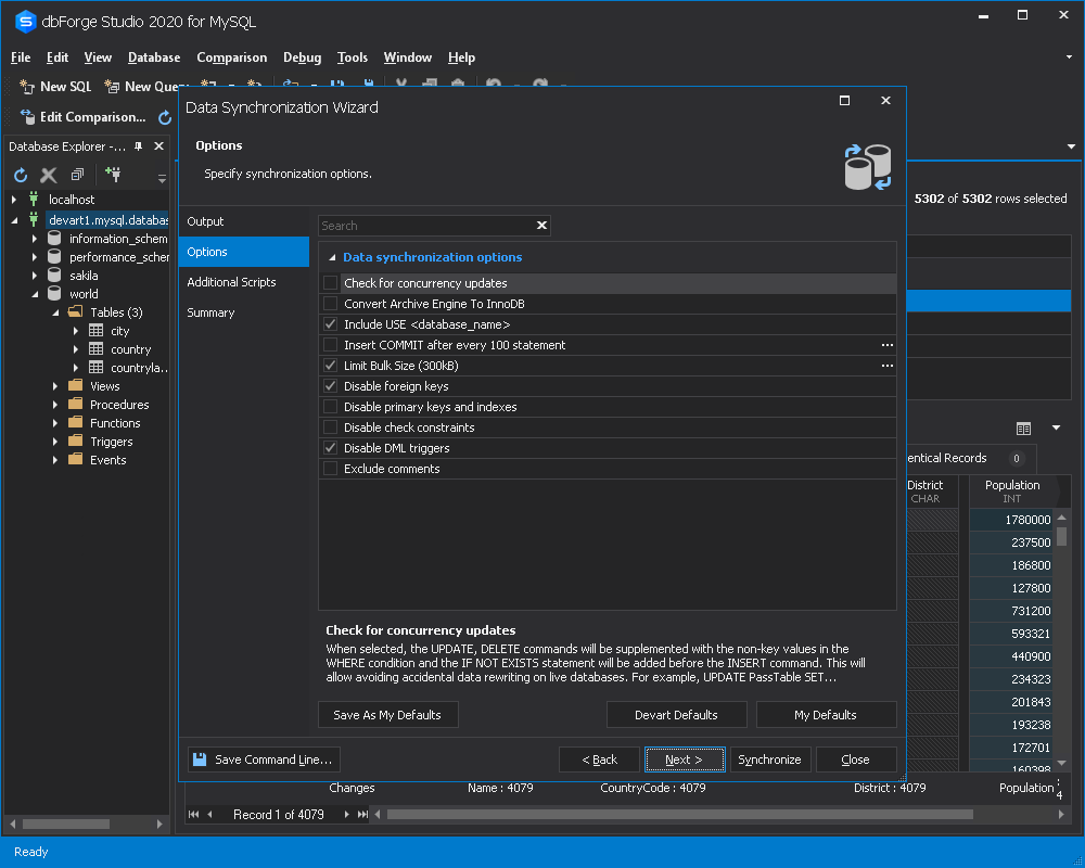 适用于MySQL的Azure数据库-数据部署向导