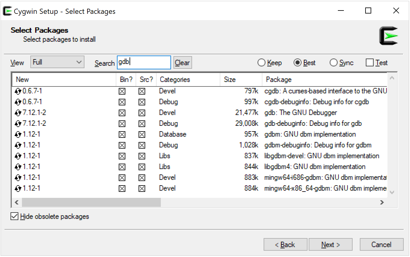 Cygwin安装