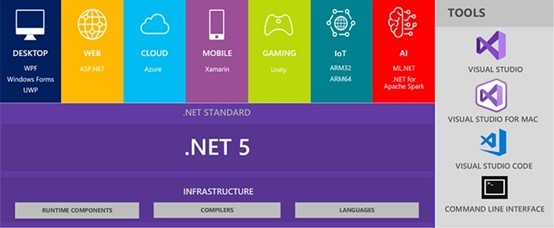全面支持 .Net 5 项目开发