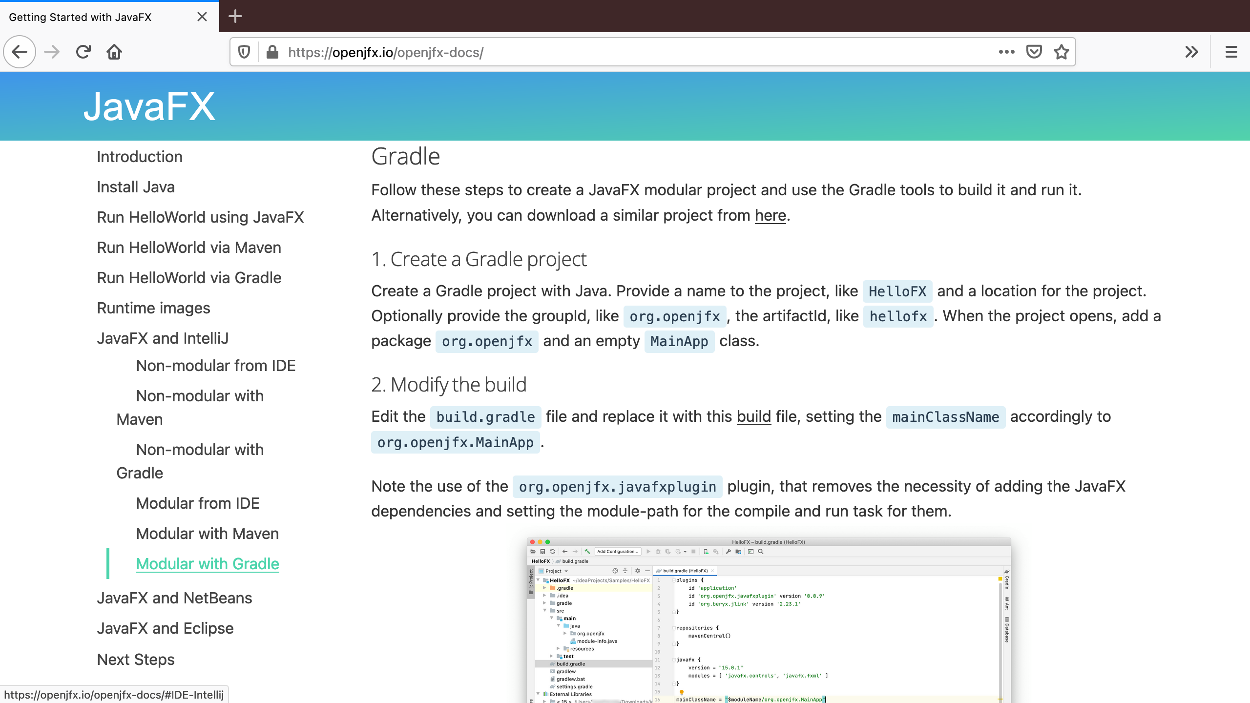 如何从IntelliJ IDEA内部运行JavaFX应用程序？