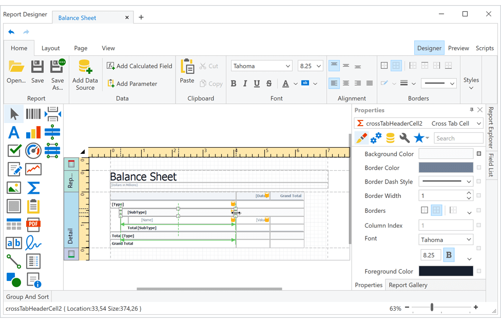 DevExpress .NET Reporting v20.2新版亮点：WinForms & WPF报表控件功能增强