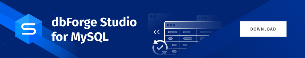 下载dbForge Studio for MySQL