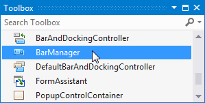 创建Visual Studio样式的应用界面 - Bar Manager图解1