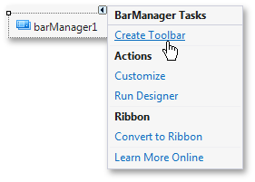 创建Visual Studio样式的应用界面 - Bar Manager图解3