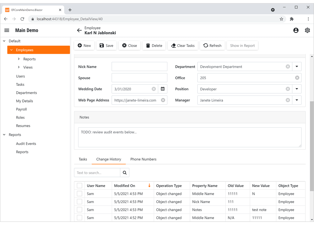 DevExpress XAF - 跨平台.NET应用程序UI v21.1新版亮点：UI增强图集