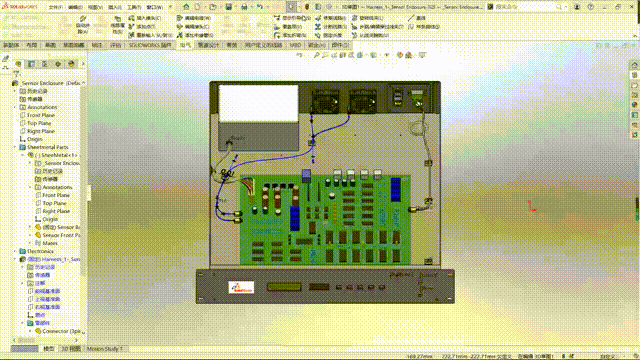 SOLIDWORKS步路插件：Routing插件的电气布线