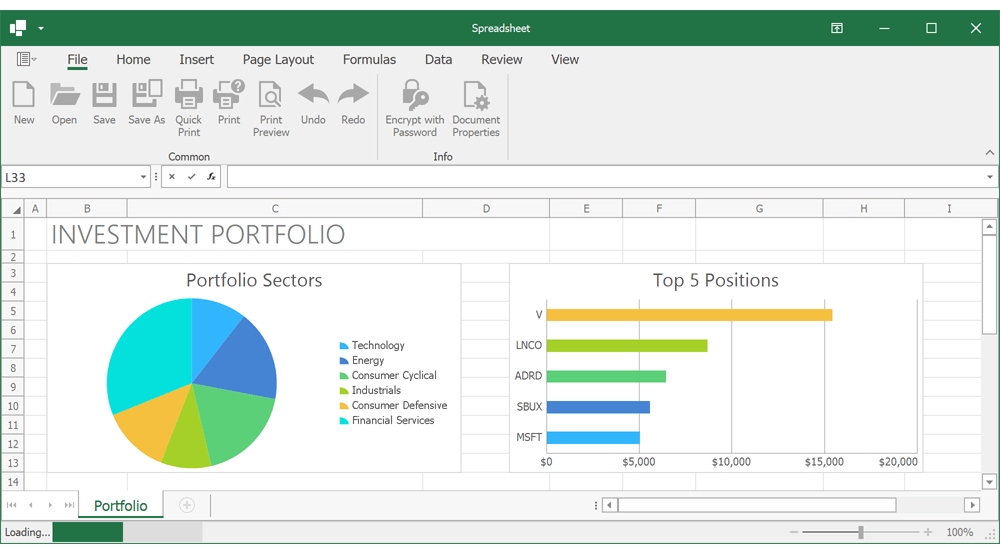 DevExpress WinForms v21.1 - Spreadsheet控件 图1