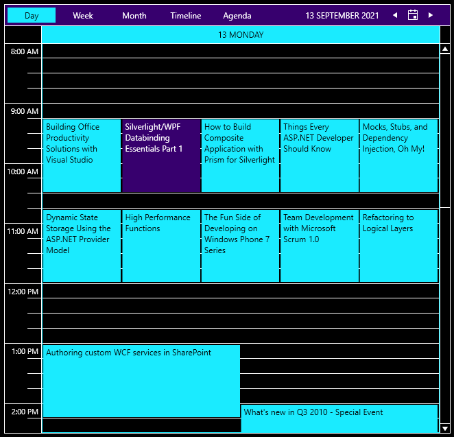 界面控件Telerik UI for WPF R3 2021新版亮点：全新的高对比度主题