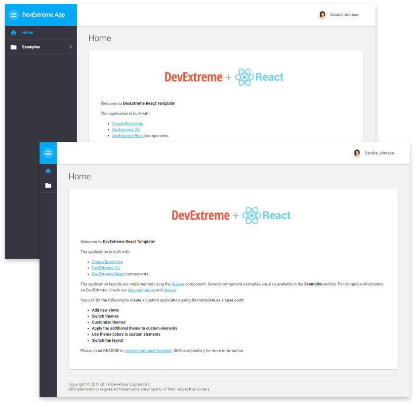 DevExtreme初级入门教程（React篇）：应用程序模板（一）——创建新的应用程序