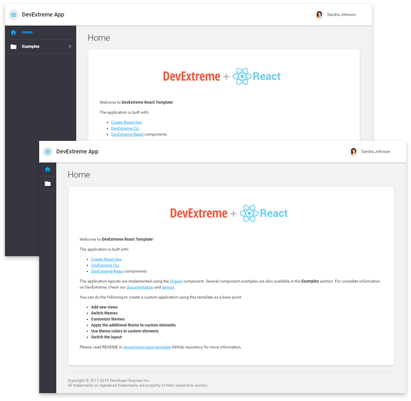 DevExtreme初级入门教程（React篇）：应用程序模板（一）——创建新的应用程序