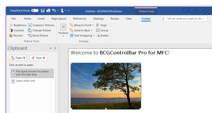 BCGControlBar v32.0图集