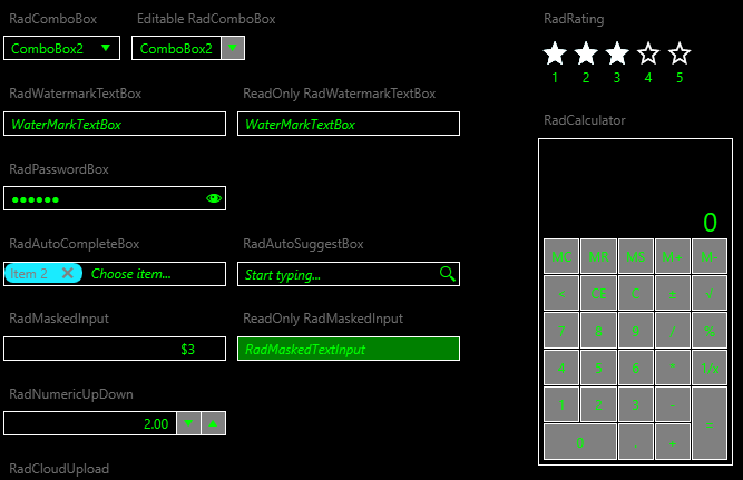 Telerik UI for WPF全新版本——拥有Office2019高对比度主题