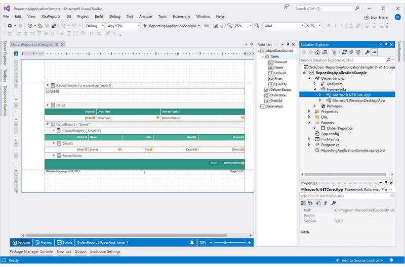 DevExpress .NET Reporting v21.2新版图集