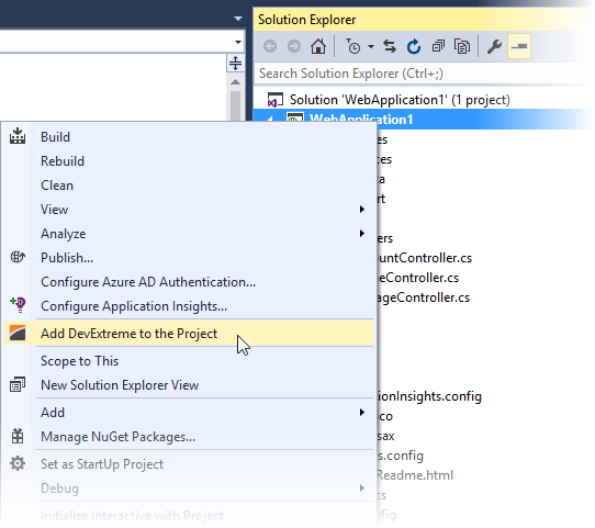 DevExtreme ASP.NET MVC入门级教程：创建一个项目