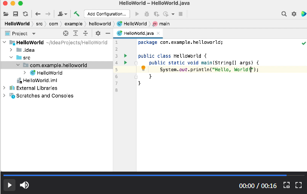 Java开发工具IntelliJ IDEA入门教程（四）：如何创建一个Java程序