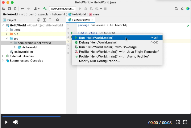 Java开发工具IntelliJ IDEA入门教程（四）：如何创建一个Java程序