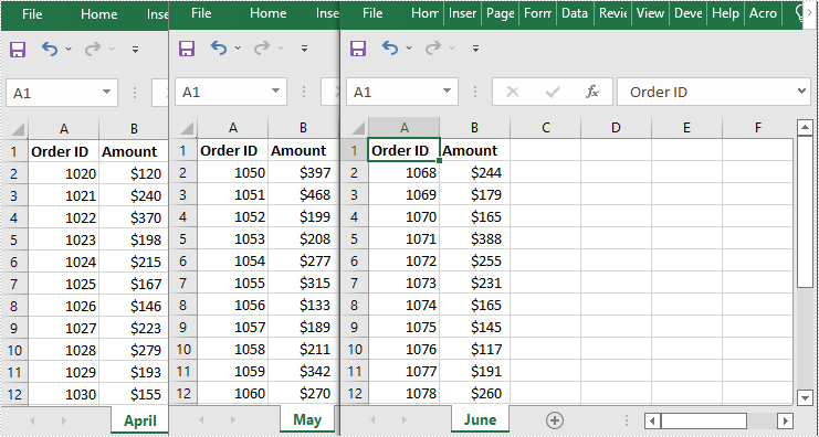 VB.NET：将 Excel 文件合并为一个