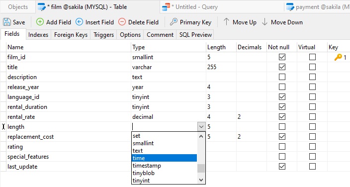 Navicat for MySQL在 MySQL 中处理日期和时间