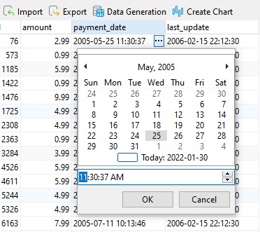 Navicat for MySQL在 MySQL 中处理日期和时间