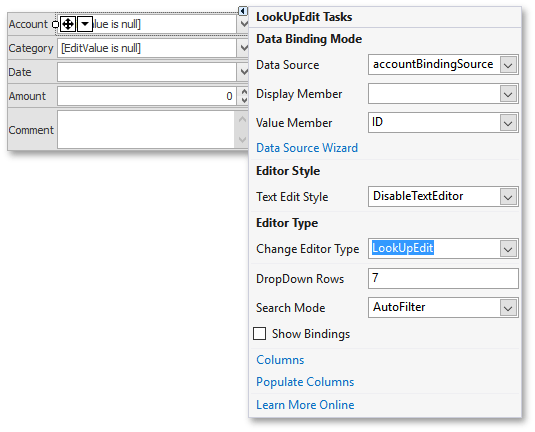 界面控件DevExpress WinForms MVVM使用教程（二）：编辑表单视图