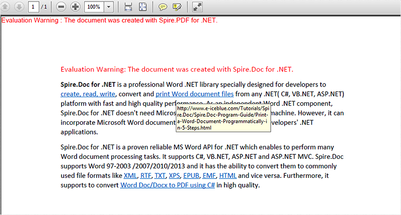 保留或禁用從 Word 到 PDF 轉換的超鏈接