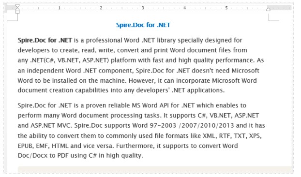 如何在 C#、VB.NET 中將 Word 轉(zhuǎn)換為 Word XML