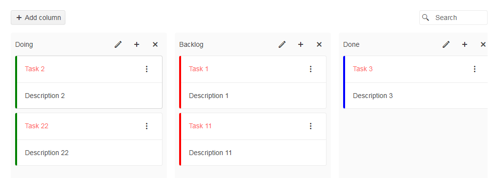 UI组件Kendo UI for jQuery数据管理使用教程：TaskBoard - 模板