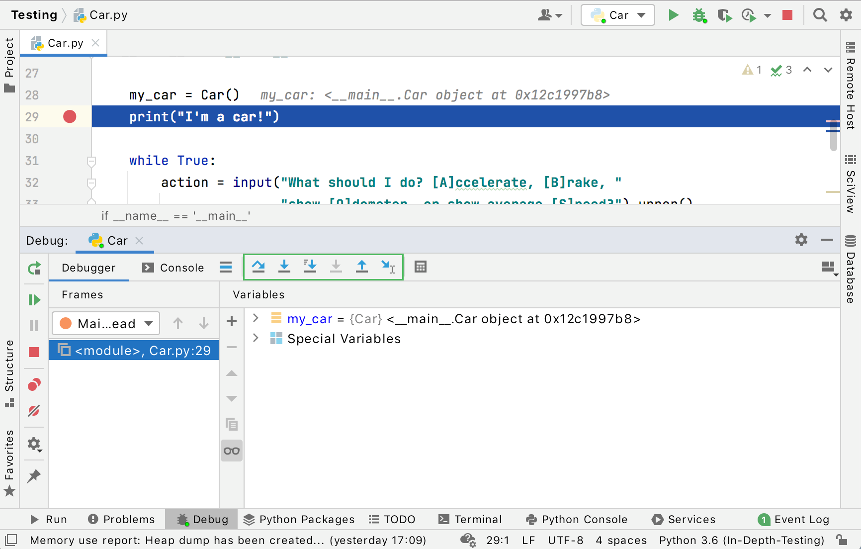 python开发工具pycharm。
