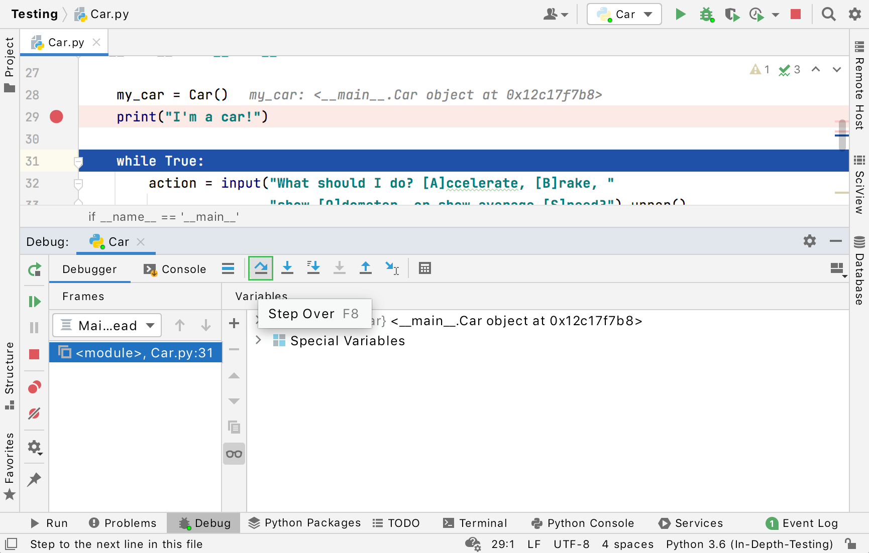 python开发工具pycharm。