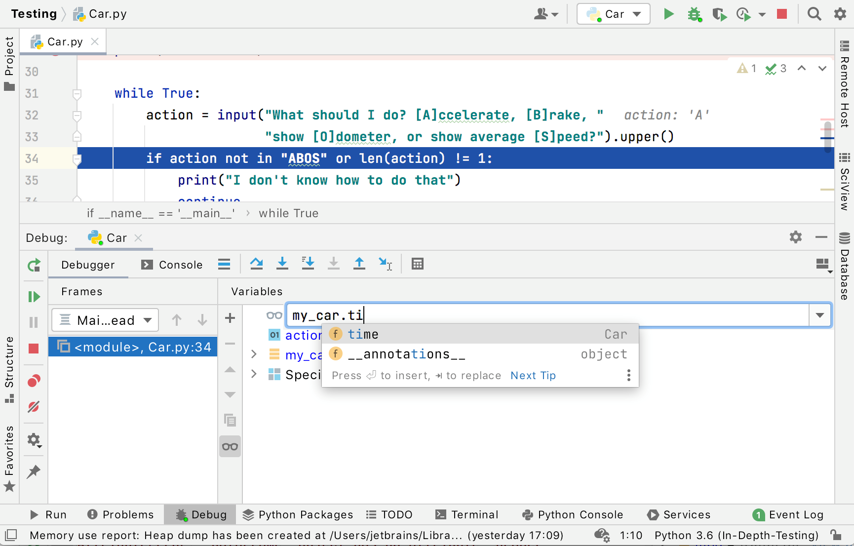 python开发工具pycharm。