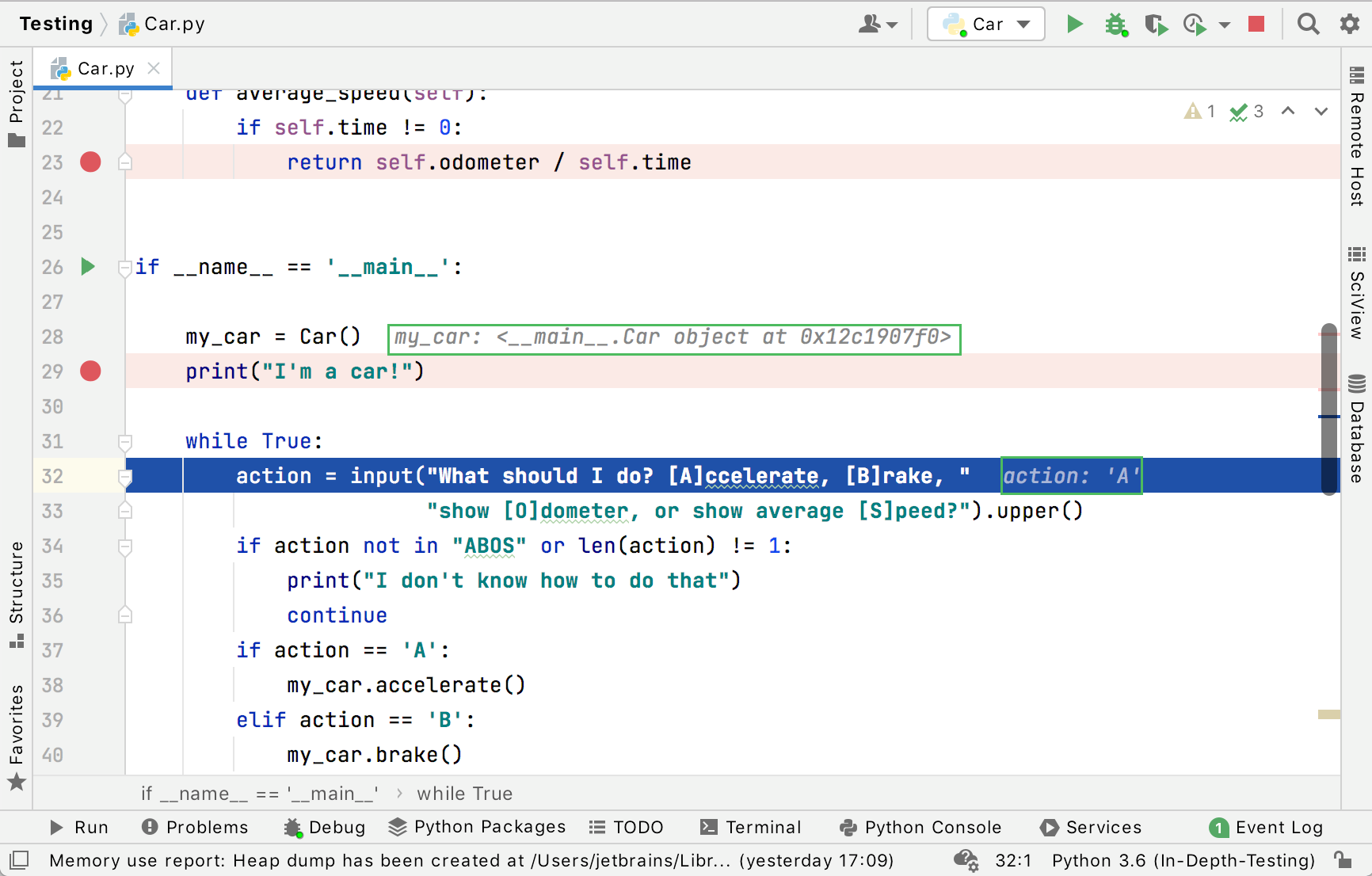 python开发工具pycharm。