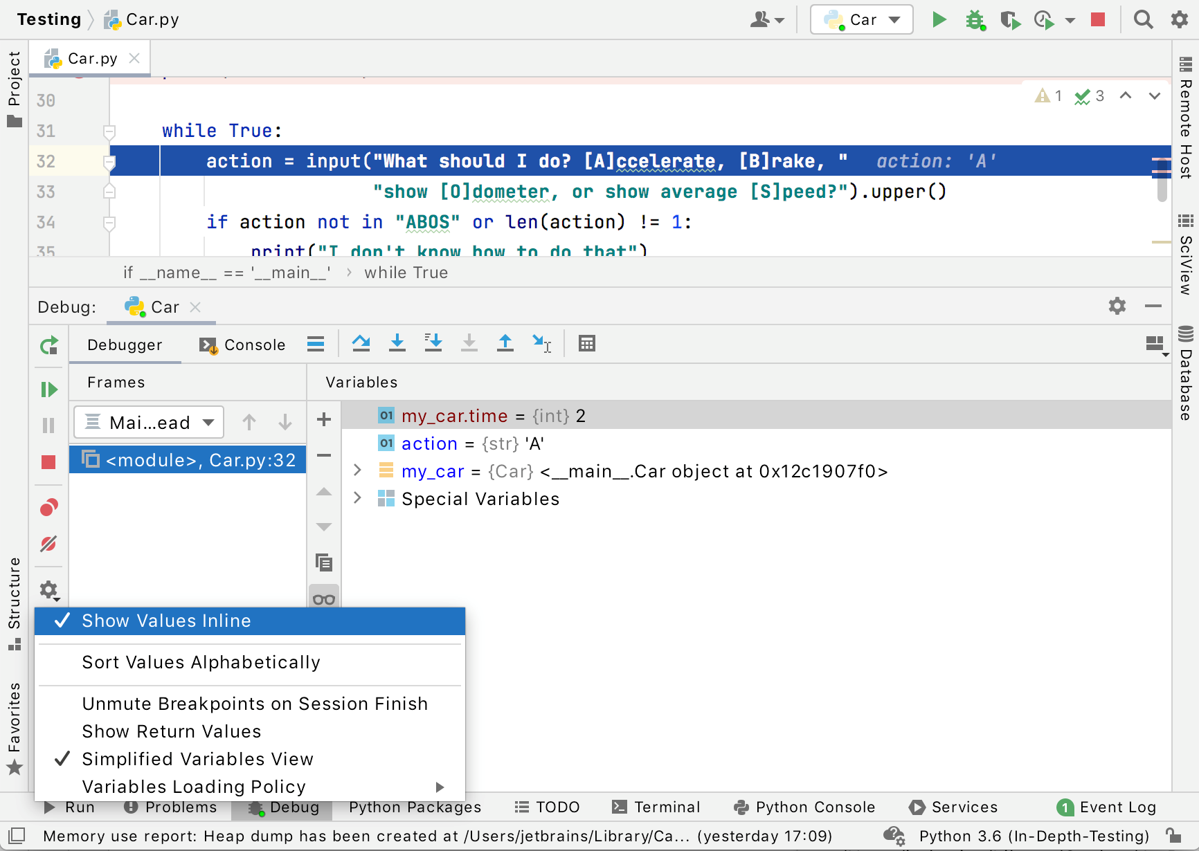 python开发工具pycharm。