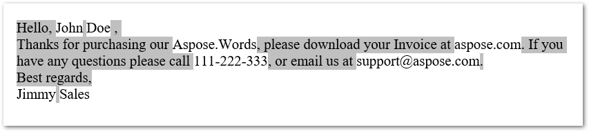 从python中的邮件合并模板生成word文档