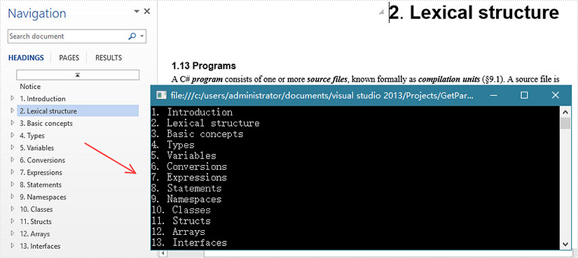 在 C#、VB.NET 中的 Word 中按样式名称获取段落