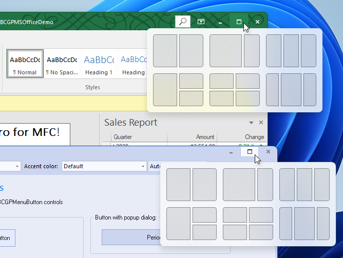 BCGControlBar Professional Edition for MFC v33.1图集