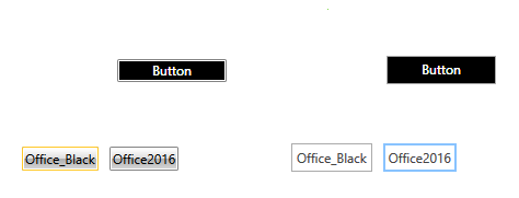 Office_Black 和 Office 2016 主题的单选按钮