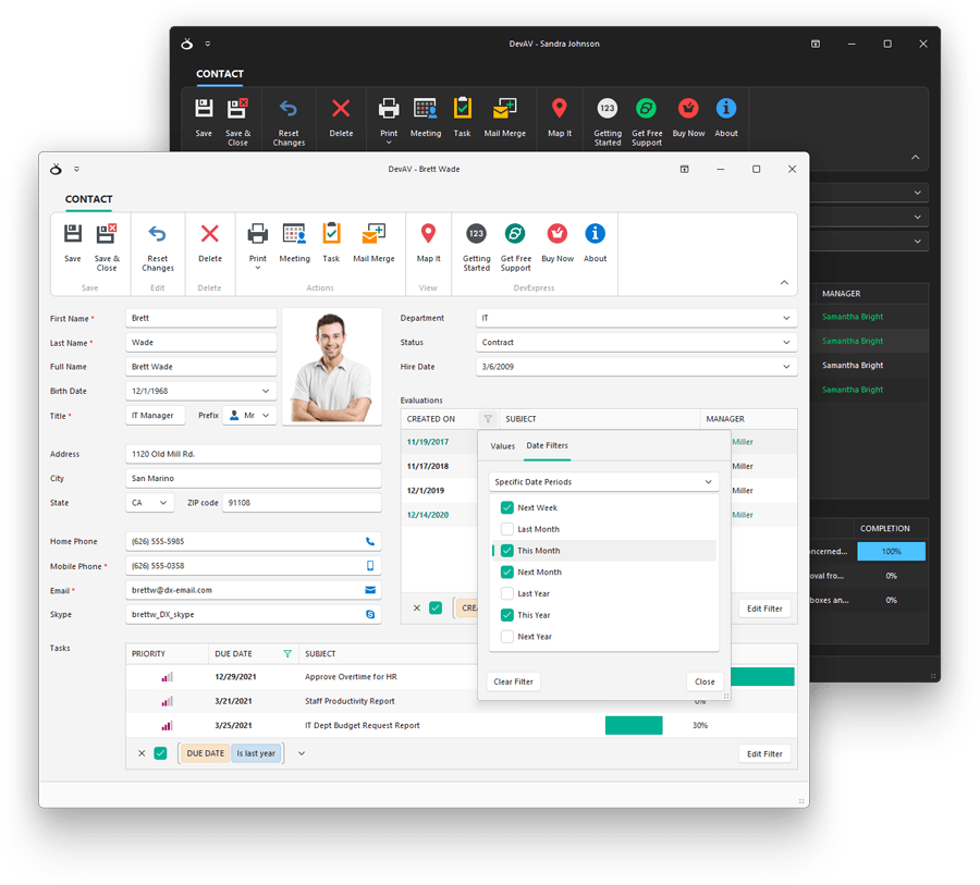 DevExpress WinForms v22.1版本图集