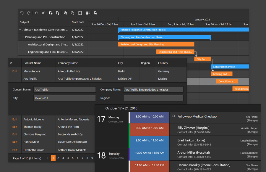 DevExpress ASP.NET v22.1版本图集