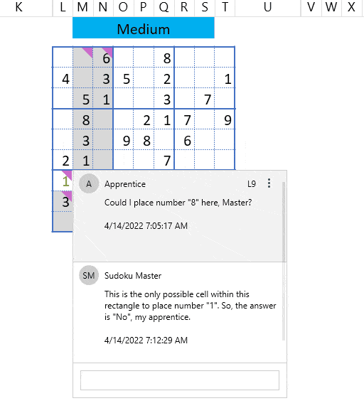 界面控件Telerik UI for WPF - 如何使用RadSpreadsheet记录或评论