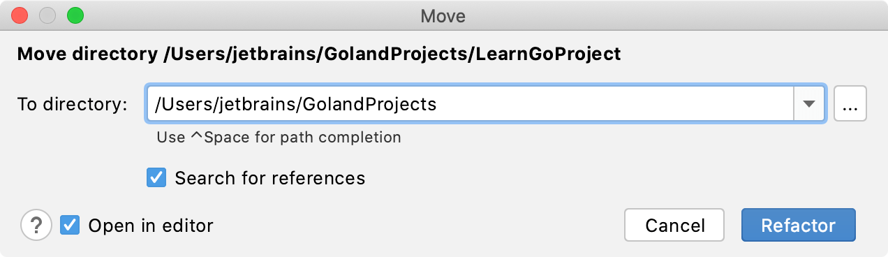 Go开发工具GoLand