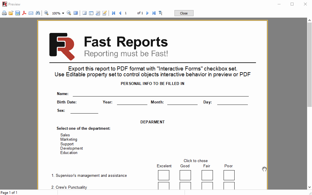 FastReport VCL