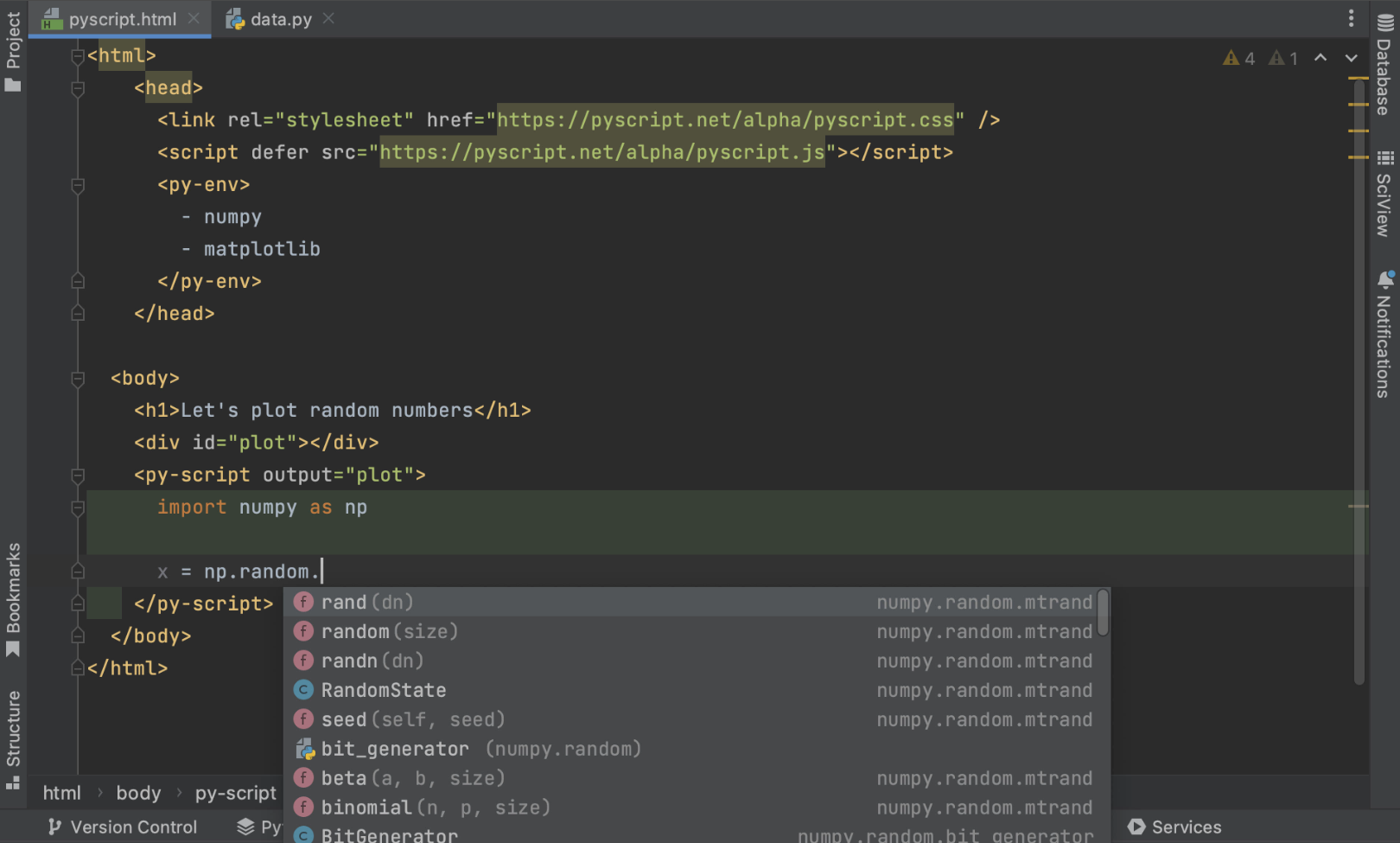 python开发工具pycharm。