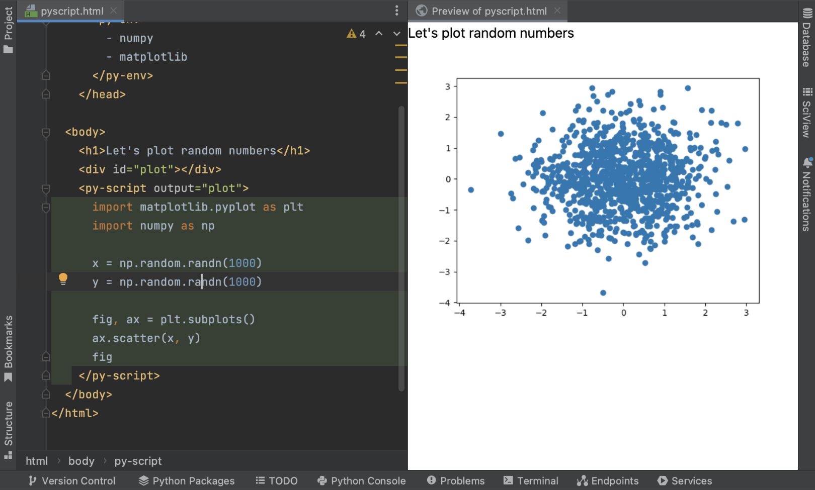 python开发工具pycharm。