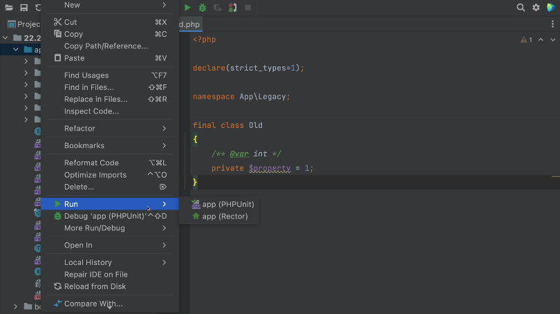php开发工具phpstorm。