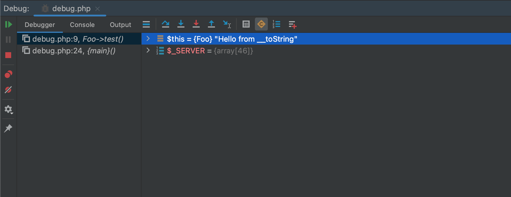php开发工具phpstorm。