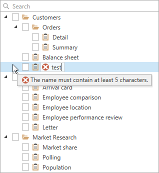 DevExpress WPF TreeView组件图集