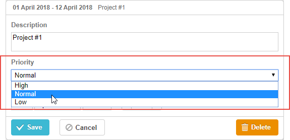 项目管理工具DHTMLX Gantt灯箱元素配置教程：选择性控制组件