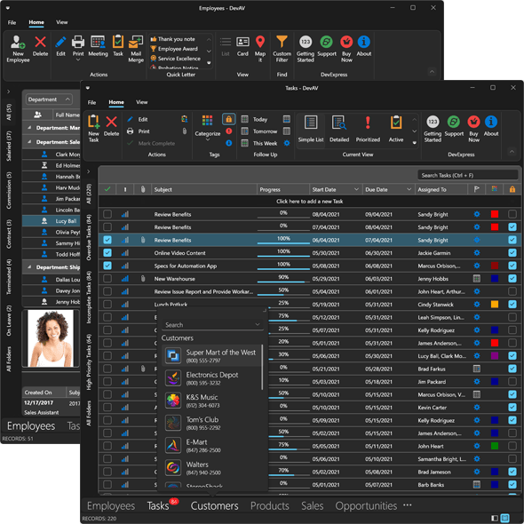 DevExpress WPF v22.2新版图集